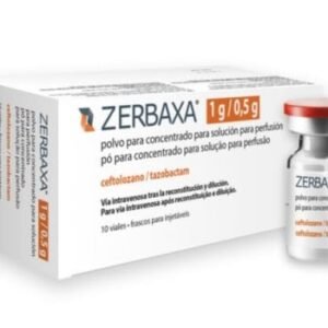 Zerbaxa solucion inyectable con 10 frascos – Ceftolozano, Tazobactam